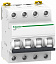 iK60N 4P 50А Автоматический выключатель 4-полюсный, 50А, 6кА (хар-ка C) Schneider Electric. Вид 1.