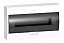 Бокс настенный 1ряд /18 модулей с прозрачной дверью (с клеммами) IP40 EASY 9 Systeme Electric. Вид 1.