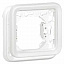 Рамка с супортом 1пост для скрытого монтажа (белый) IP55 Plexo Artic Legrand. Вид 1.