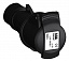 Розетка кабельная easy&safe 216ec6b,16а,2p+e,ip44,6ч,черн ABB. Вид 1.