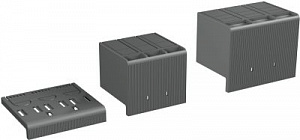 1SDA0 66659 R1 LTC XT2 4p Крышки изолирующие низкие для силовых выводов (1уп.-2шт) ABB. Вид 1
