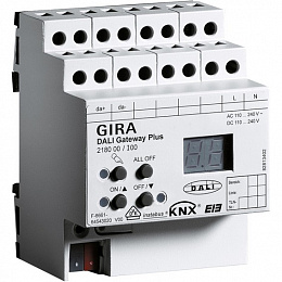 218000 Шлюз DALI instabus KNX/EIB с ручным управлением GIRA. Вид 1