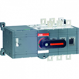 OTM160E3CM230C Реверс. рубильник 3-пол. 160А с мотор. привод. 230ВAC (с ручкой) ABB. Вид 1