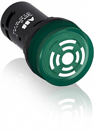 Зуммер CB1-601G с непрерывным сигналом, с подсветкой, зеленый, 110-130 В AC ABB. Вид 1