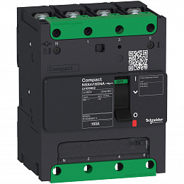 Выключатель-разъединитель 4-полюсный, NSXm 50na каб.наконеч./шины Schneider Electric. Вид 1