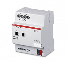 SD/S 2.16.1 Светорегулятор для ЭПРА 1-10В, 2-х канальный, 16А, MDRC ABB. Вид 1