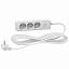 Удлинитель 3 розетки 2к+з, кабель 5м (белый) Unica Extend Schneider Electric. Вид 1.