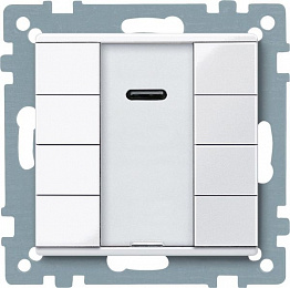 Sm,4 кн. выкл plus с ик-прм, акт.бел.бл Schneider Electric. Вид 1