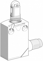 Концевой выключатель ролик-плунжер xcmd21f2c12 Schneider Electric. Вид 1