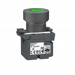 Беспроводная кнопка с зеленым толкателем zb5rta331 Schneider Electric. Вид 1