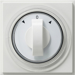Накладка на жалюзийный выключатель (белый) TX_44 Gira. Вид 1