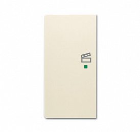 SRS-2-L-82 Клавиша двойная левая free@home, сцена, future, слоновая кость ABB. Вид 1