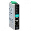 2-портовый преобразователь DF1 (2 x RS-232/422) в EtherNet/IP, с сертификатом IECEx MOXA. Вид 1.