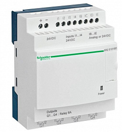 Компактное интеллектуальное реле 20вх/вых, 24В, DC Zelio Logic Schneider Electric. Вид 1