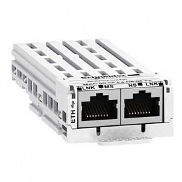 Коммуникационная модуль ethernet/ip, modbus tcp Schneider Electric. Вид 1