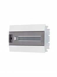 Бокс встраиваемый на 18 мод. прозрачная дверь (с клемм.) ШхВхГ 430х250х108 Mistral41 ABB. Вид 1