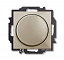 2251 UCGL-93-507 Светорегулятор Busch-Dimmer (диммер) поворотно-нажимной с центральной платой 60-400Вт (шампань) Basic 55 ABB. Вид 1.