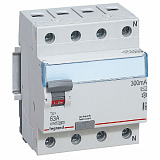 TX3 Блок утечки тока (УЗО) 4-полюсный, 63A, 300mA, тип АC Legrand
