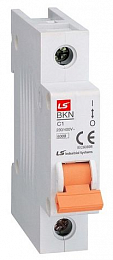 BKN Автоматический выключатель 1-полюсный, 2А, 6kА (хар-ка D) LSis. Вид 1