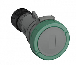 Розетка кабельная easy&safe 316ec2w, 16а, 3p+e, ip67, 2ч ABB. Вид 1