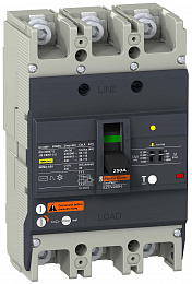 Авт. выкл. с диф.защ. 36 ка/415 в 3п3т 125a Schneider Electric. Вид 1
