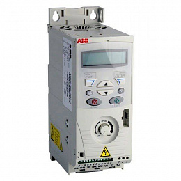ACS150-01E-02A4-2 Преобразователь частоты 0.37 кВт, 220В, 1 фаза, IP20 (с панелью управления) ABB. Вид 1