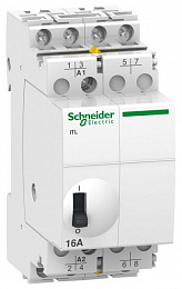 Импульсное реле itl16a 4но 24в ас 50-60гц 12в dc Schneider Electric. Вид 1