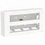 Блок открытой установки 2х5 антибактериальный Unica System+ Schneider Electric. Вид 1.
