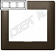 Рамка 3 поста горизонтальная (dark bronze) Galea Life Legrand. Вид 1.