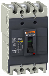 Авт. выкл. ezc100 30 ка/380 в 3п3т 60 a Schneider Electric. Вид 1