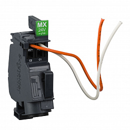 Рас.напр. mx 24в ac/dc nsxm с пров. Schneider Electric. Вид 1