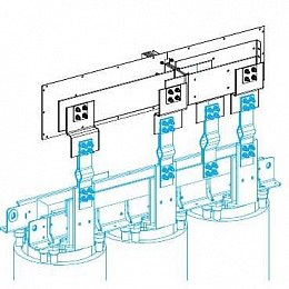 Вводный блок для сухих транс. n5, 3l+n+per, cu, 2500а Schneider Electric. Вид 1
