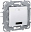 2-кноп. вык-ль с led, с ик-приемн., бел. Schneider Electric. Вид 1.
