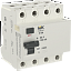 R10N Блок утечки тока 4-полюсный, 80А 100mA, 10kA, тип A-S ИЭК. Вид 1.