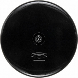 Накладка для VDo-розетки и кабельного вывода (черный, глянцевый) Serie 1930 Berker. Вид 1