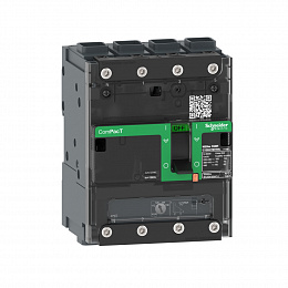 NSXm160F 4P4D TMD ELINK 125 Автоматический выключатель 4-полюсный, 125А,36kA Schneider Electric. Вид 1