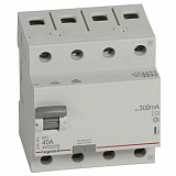 RX3 Блок утечки тока (УЗО) 4-полюсный, 40А, 300mA, тип АC Legrand