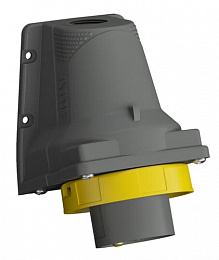 Вилка для монтажа на поверхность easy&safe 332ebs6w,32a,3p+e,ip67,4ч ABB. Вид 1