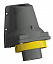 Вилка для монтажа на поверхность easy&safe 332ebs6w,32a,3p+e,ip67,4ч ABB. Вид 1.