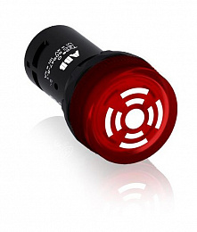CB1-613R Зуммер с пульсирующим сигналом, с подсветкой, красный, 230В AC ABB. Вид 1