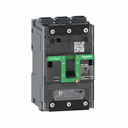 NSXm160F TMD ELINK 125 Автоматический выключатель 3-полюсный, 125А,36kA Schneider Electric. Вид 1