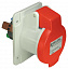 Роз скр уст прм бстр 16а 3p+e ip44 380в Schneider Electric. Вид 1.
