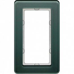 Рамка с большим вырезом, вертикальная (стекло, полярная белизна) Q.7 Berker. Вид 1