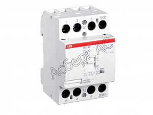 ESB-40-40 Модульный контактор 40А 4НО 220B AC/DC ABB. Вид 1