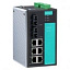 8-портовый управляемый коммутатор 10/100 BaseT Ethernet, -40...+75С MOXA. Вид 1.