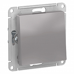 Переключатель 1-клавишный, сх.6, 10АХ, механизм (алюминий) Atlas Design Systeme Electric. Вид 1