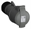 Розетка кабельная easy&safe 332ec12,32а,3p+e,ip44,12ч ABB. Вид 1.