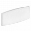 Шильдик широкий, белый без надписей Osmoz Legrand. Вид 1.