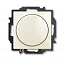 2251 UCGL-95-507 Светорегулятор Busch-Dimmer (диммер) поворотно-нажимной с центральной платой 60-400Вт (шале/белый) Basic 55 ABB. Вид 1.