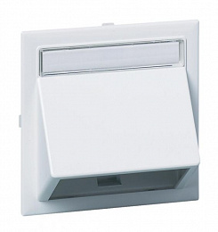 Cyb-bk1-рамка монтажн.наклон.84mm белая Schneider Electric. Вид 1
